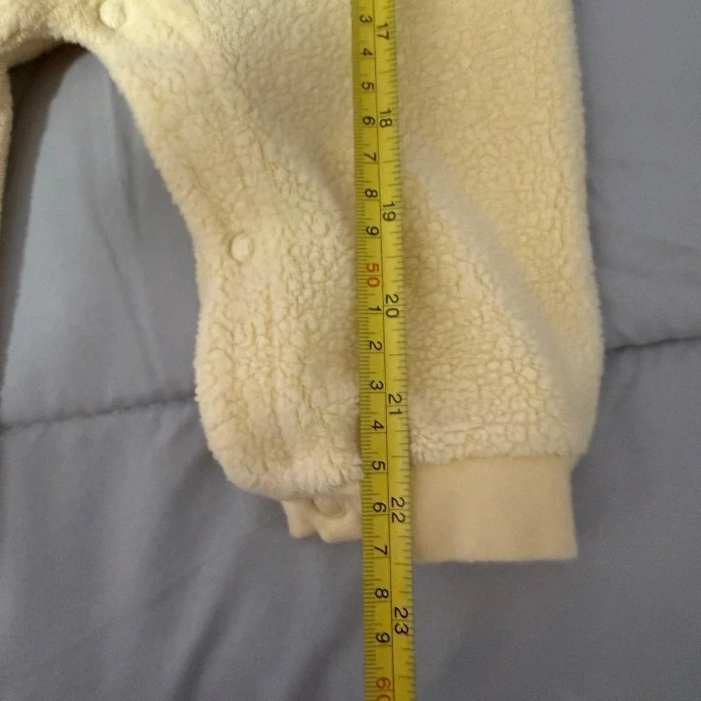 Baby vintage carters yellow‎ fleece one piece happiness for you giraffe size 6-9